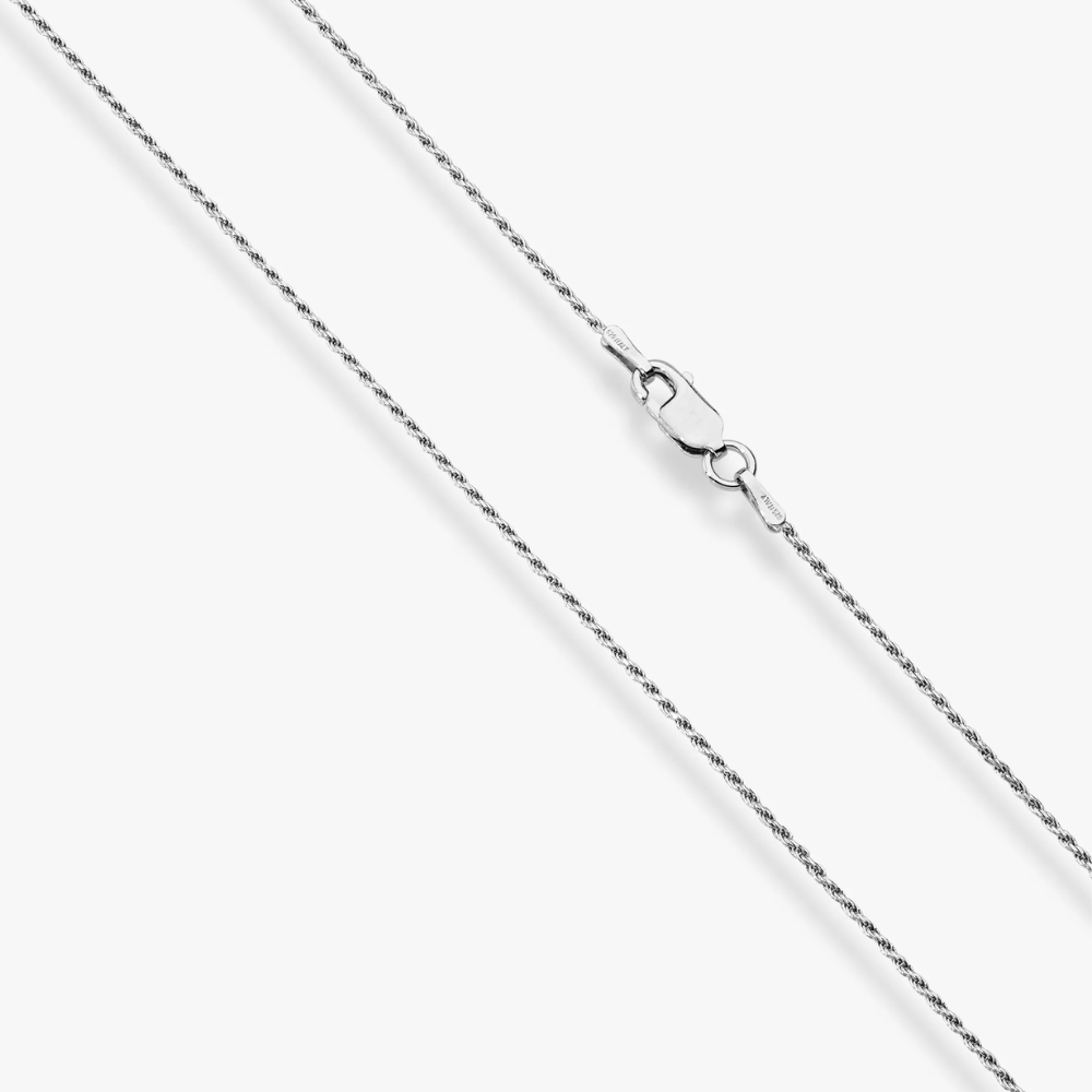 Crucifix Cross Pendant Necklace in Sterling Silver, Small