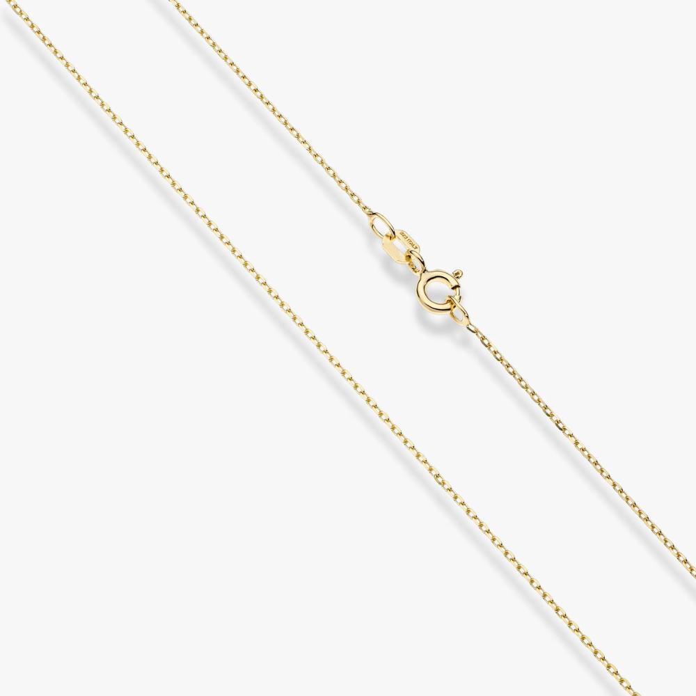 Cross Pendant Necklace in 18K Gold Over Sterling Silver