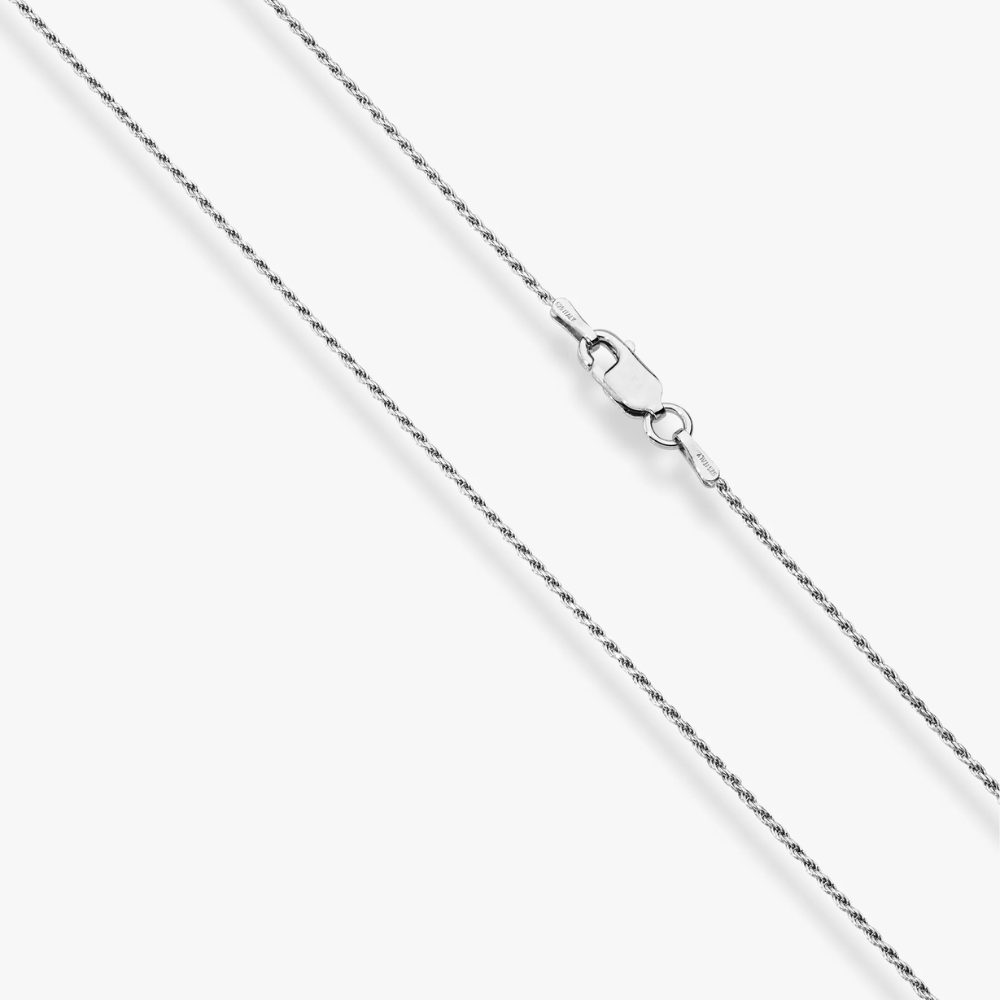 Crucifix Cross Pendant Necklace in Sterling Silver, Small