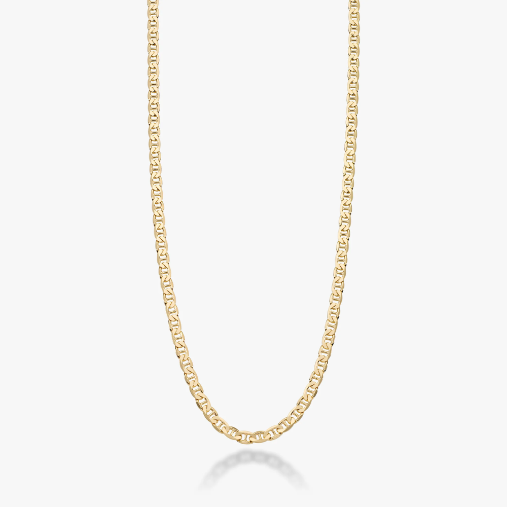 Mariner Chain Necklace in 18k Gold, 4mm