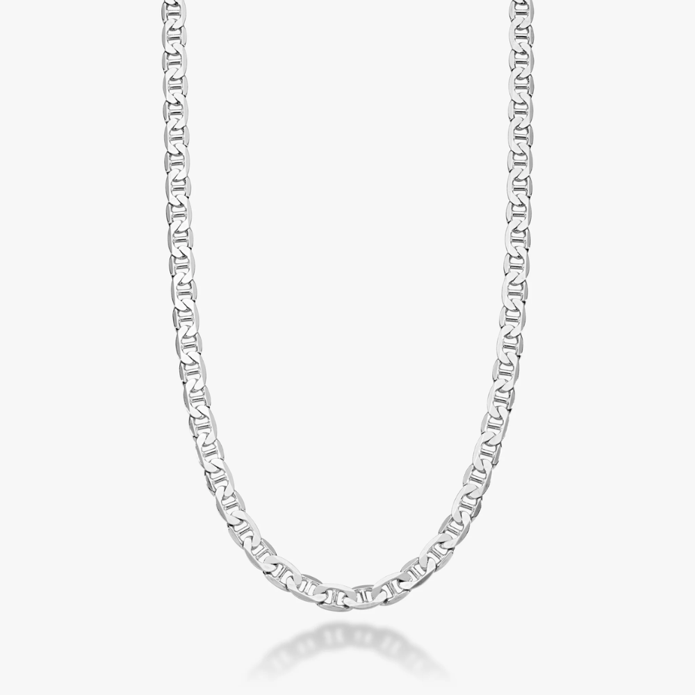 Mariner Chain Necklace in Sterling Silver, 6mm