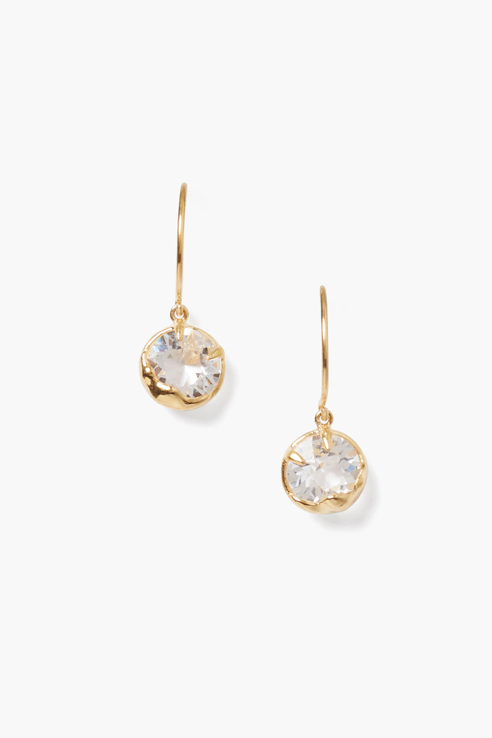 APRIL BIRTHSTONE EARRING DIAMOND CRYSTAL