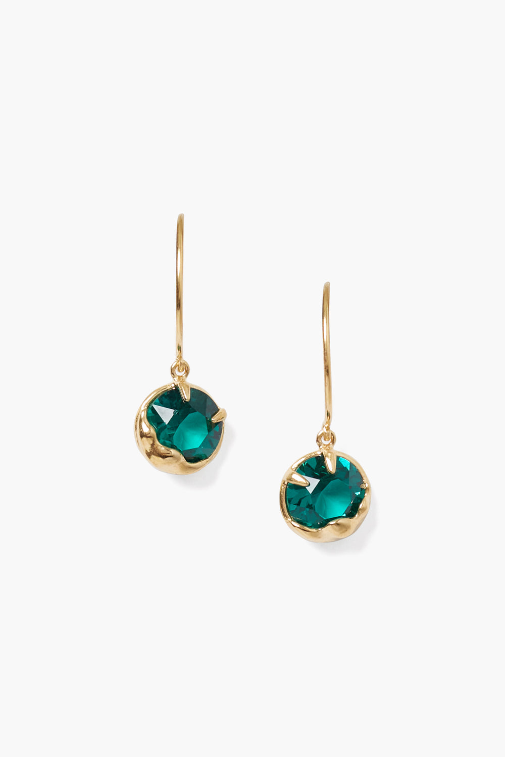 MAY BIRTHSTONE EARRING EMERALD CRYSTAL