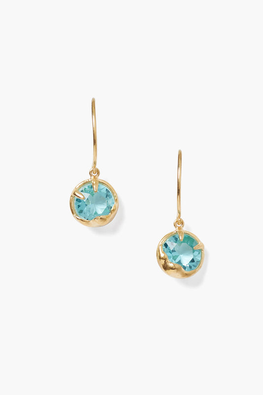 DECEMBER BIRTHSTONE EARRING TURQUOISE CRYSTAL