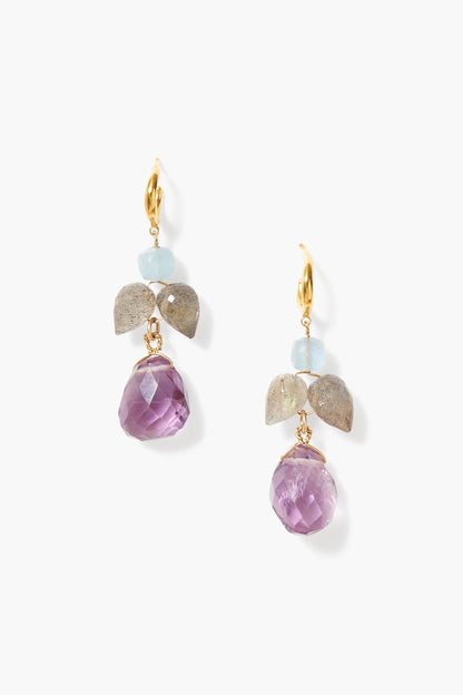 QAMAR AMETHYST DROP EARRING