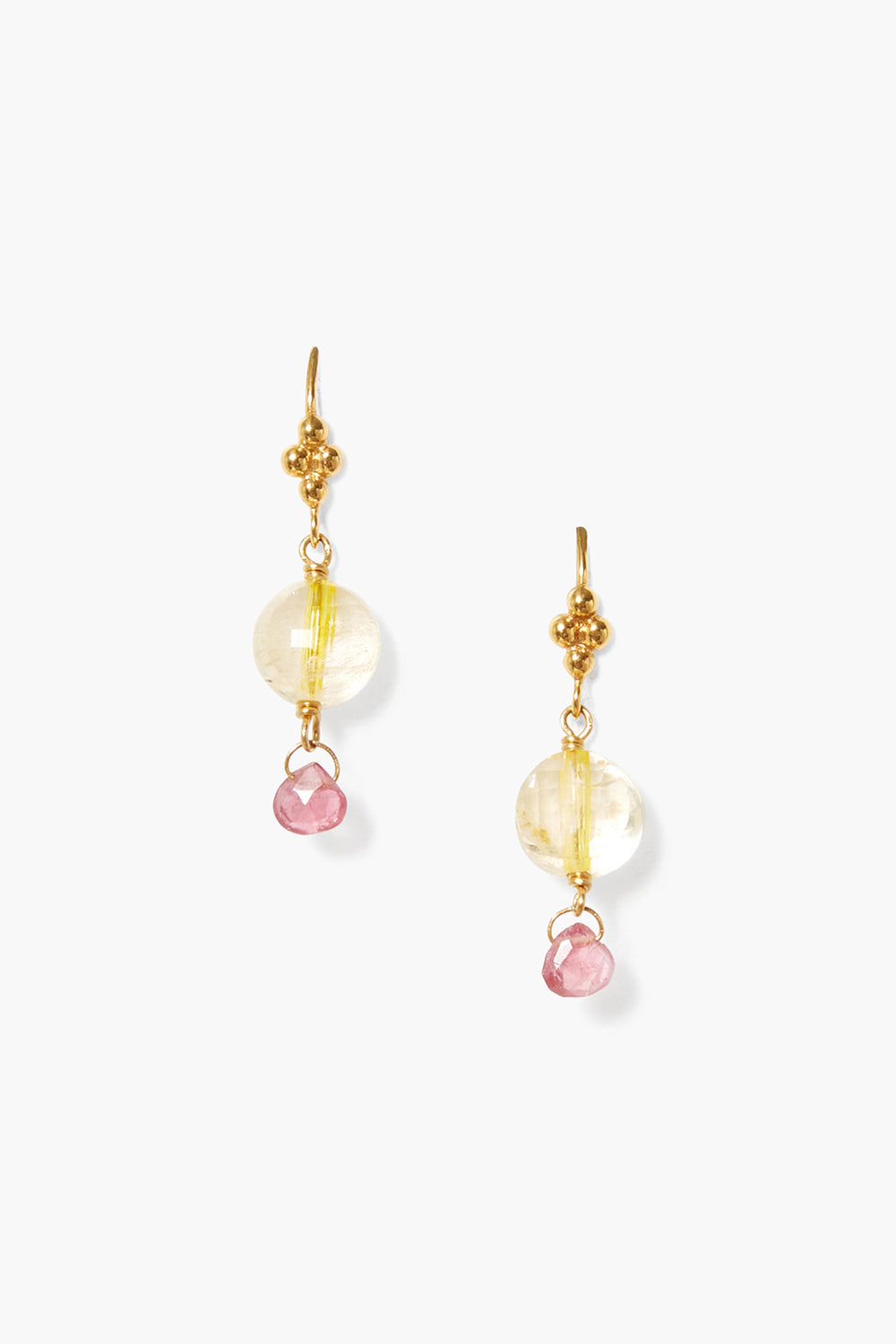 PALOMA CITRINE MIX DROP EARRING