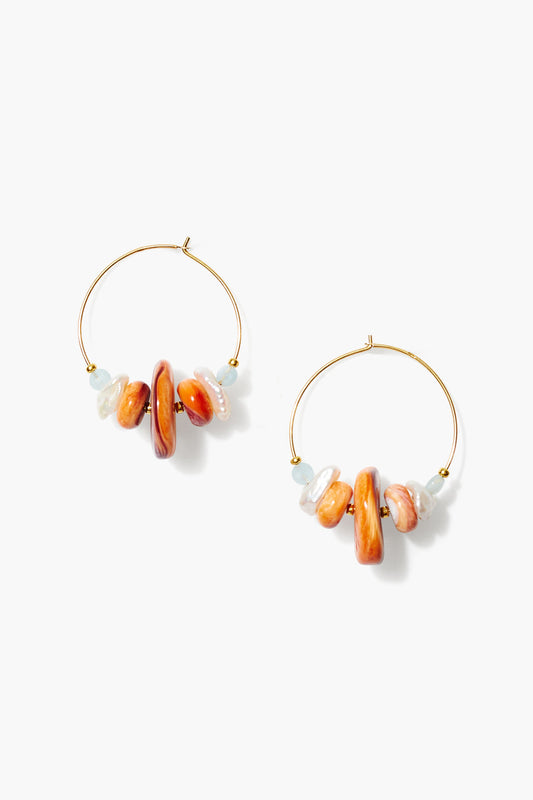 LION'S PAW HOOP EARRING