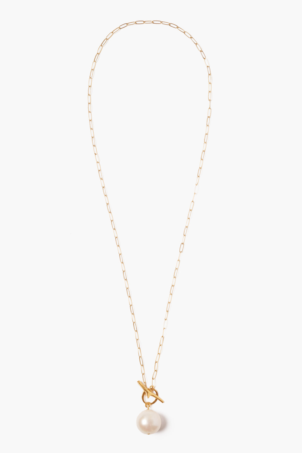 SOPHIA FRESHWATER PEARL TOGGLE NECKLACE