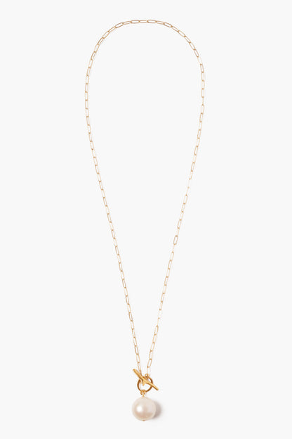 SOPHIA FRESHWATER PEARL TOGGLE NECKLACE