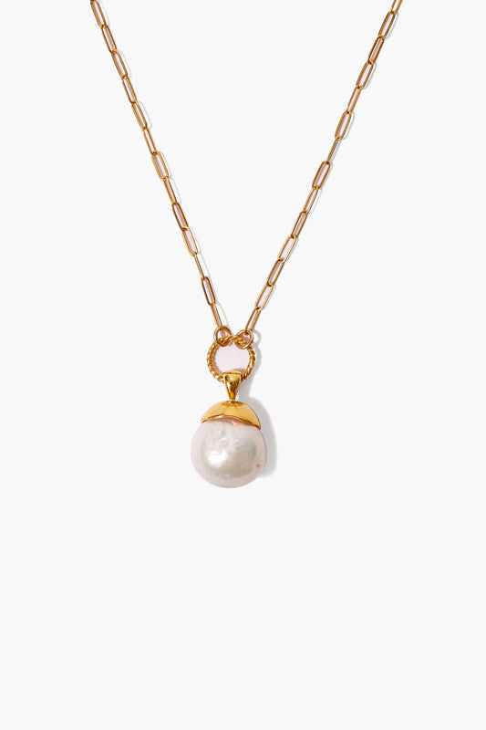 GOLD DIPPED PEARL PENDANT