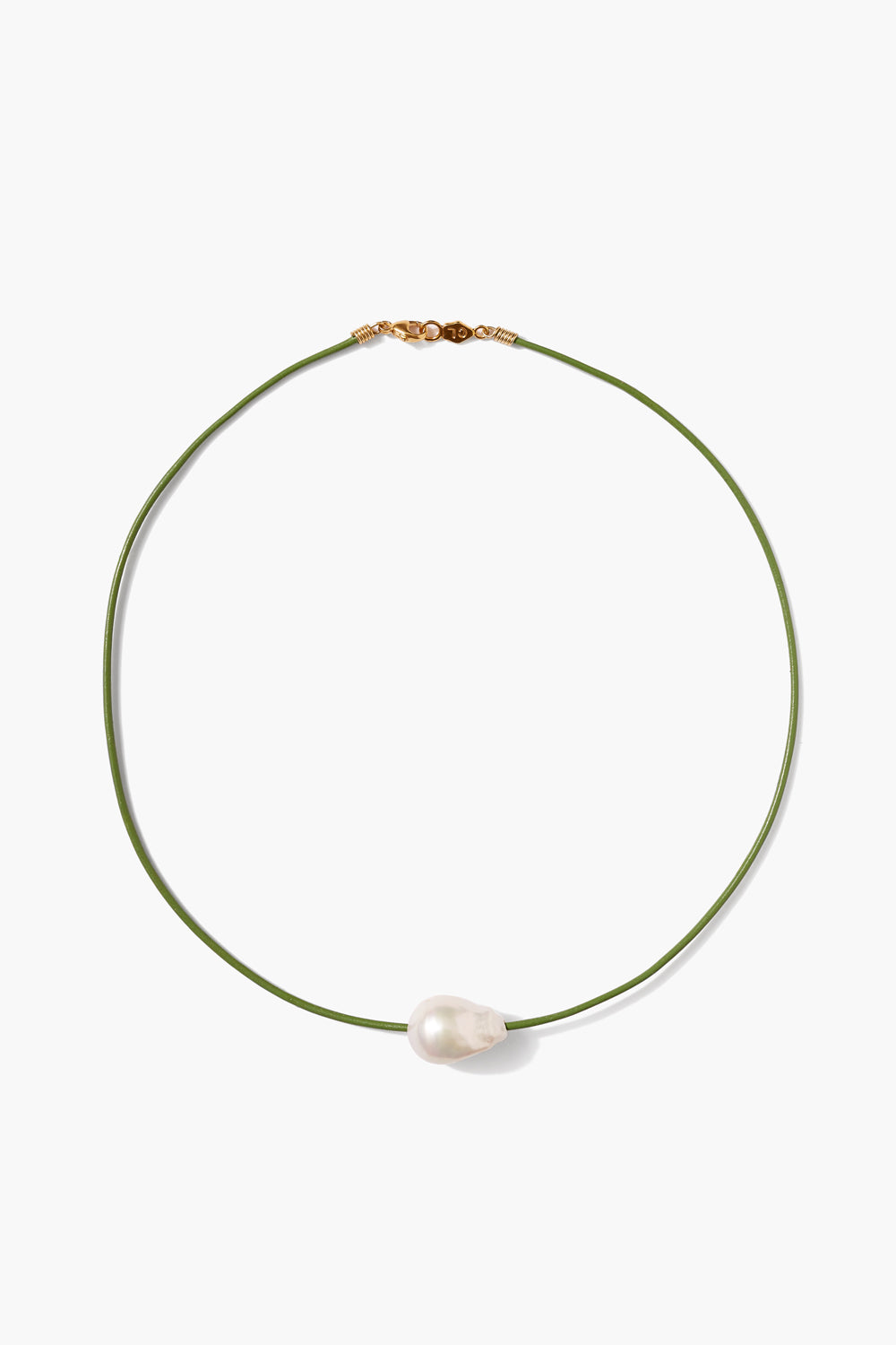 SIRENA PEARL NECKLACE GREEN