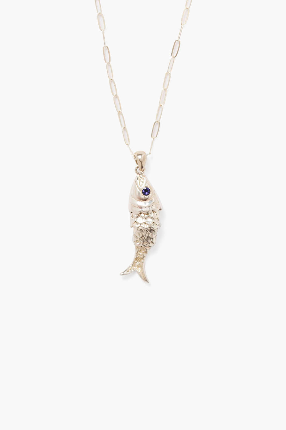 TOPAZ EYE KOI FISH NECKLACE