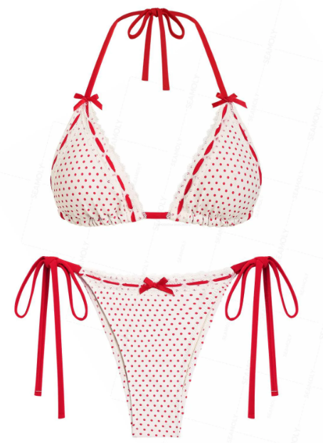 Santa's Sweetheart Bikini Set