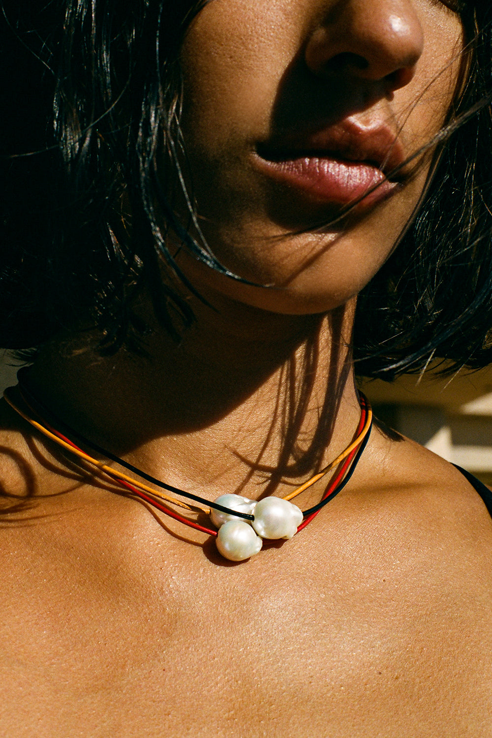 SIRENA PEARL NECKLACE MARIGOLD