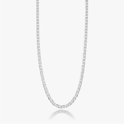 Mariner Chain Necklace in Sterling Silver, 4mm