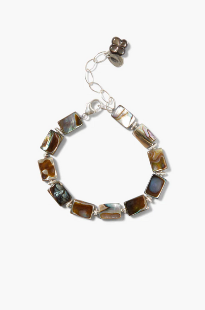 LUCCA BLACK MOTHER OF PEARL BRACELET