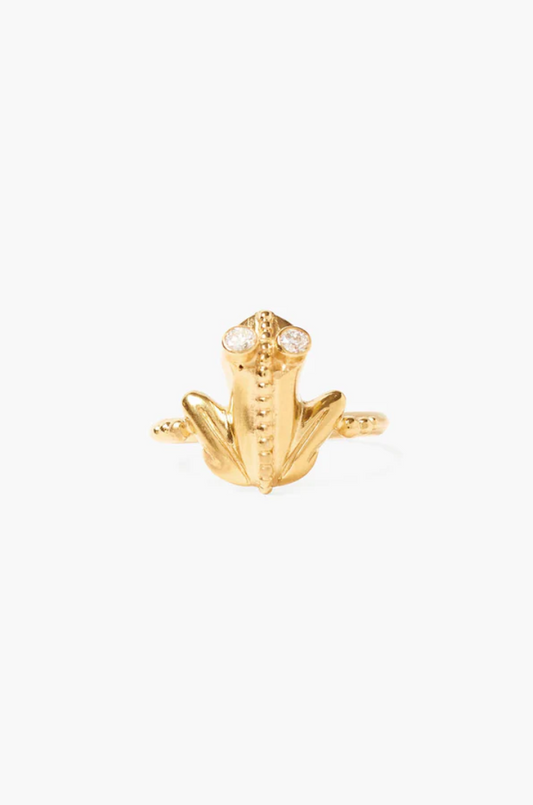 DIAMOND EYE TOAD RING