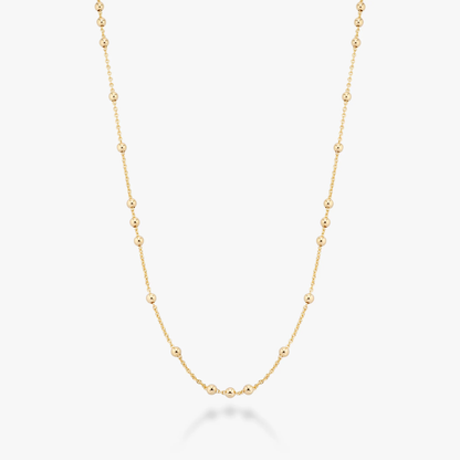 Beaded Rosary Long Wrap Layering Station Necklace in 18K Rose Gold Over Bronze