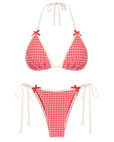 Retro North Pole Pin Up Bikini Set