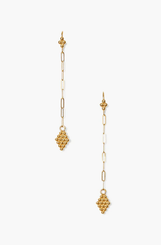 SAMIRA GOLD CHAIN LINK EARRING