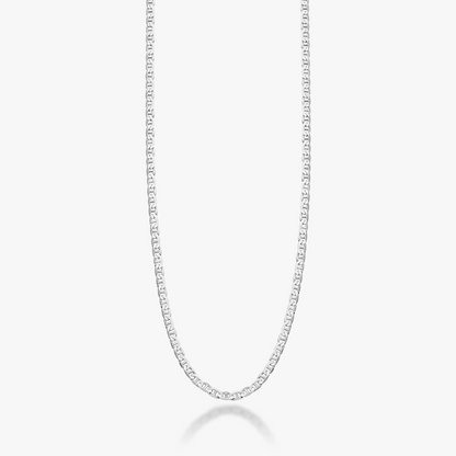 Mariner Chain Necklace in Sterling Silver, 3mm