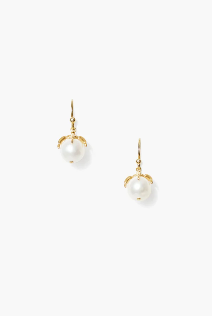 EAGLE CLAW DROP EARRING MINI PEARL