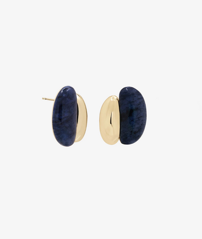 YARA GOLD LAPIS EARRING