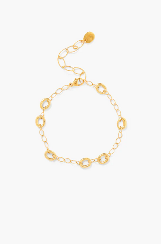 AMIRA OVERSIZED GOLD LINK BRACELET