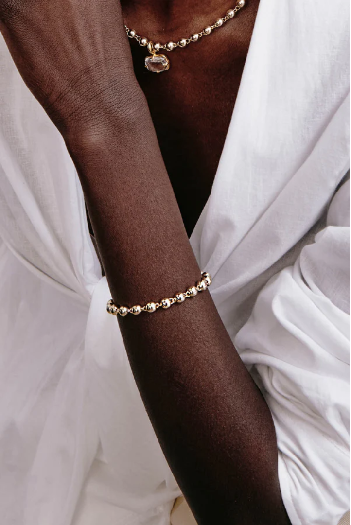 ALMA BALL CHAIN BRACELET GOLD