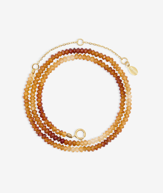 NERSAC COGNAC GEMSTONE NECKLACE