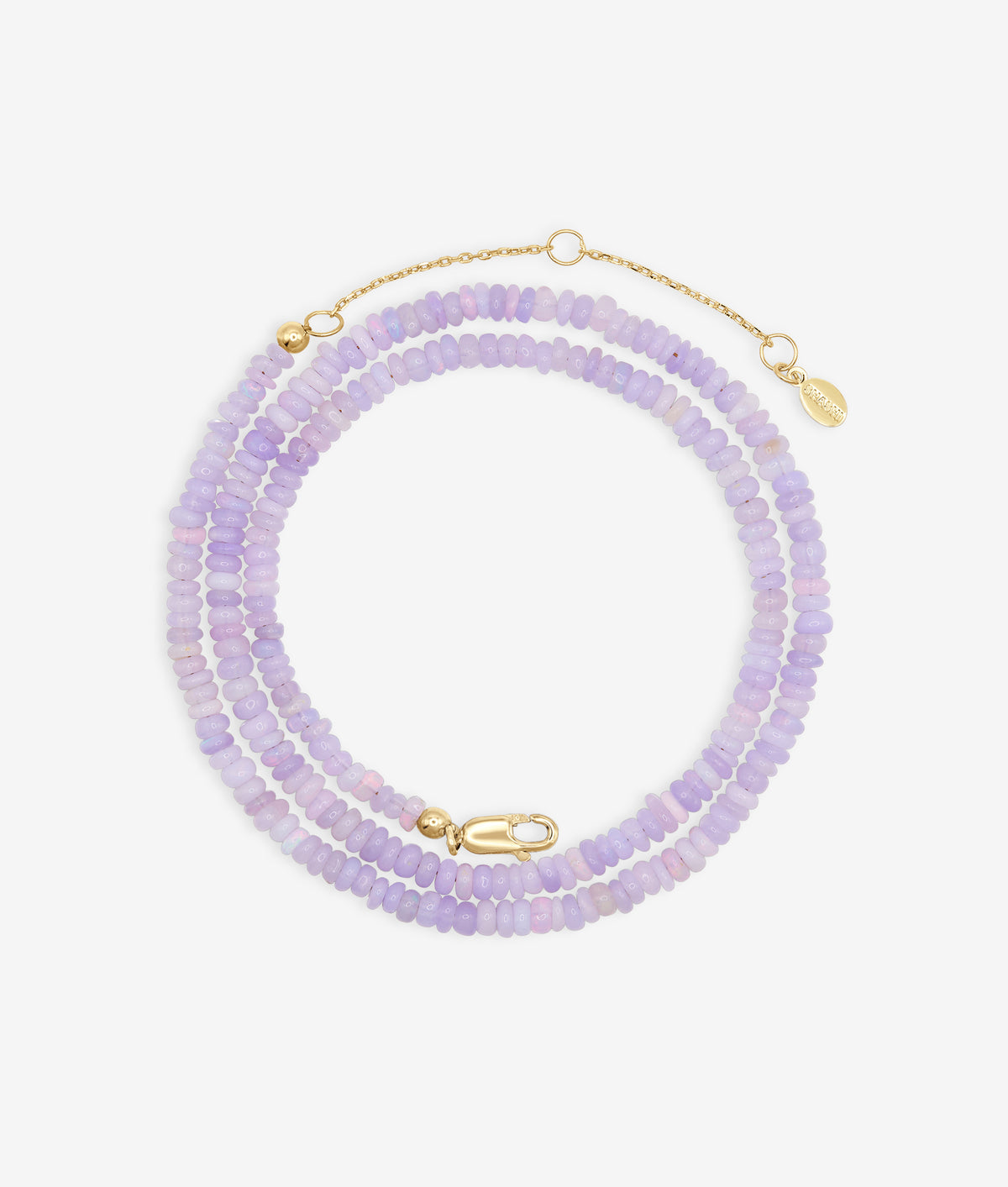 LAVENDER OPAL GEMSTONE NECKLACE