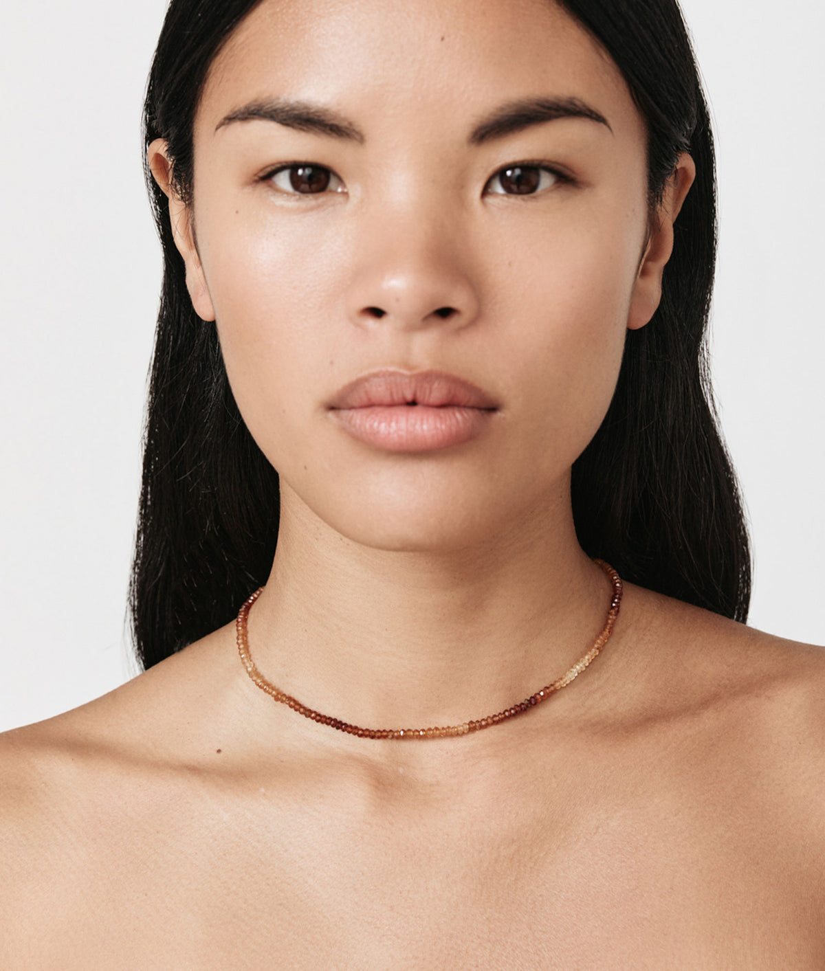 NERSAC COGNAC GEMSTONE NECKLACE